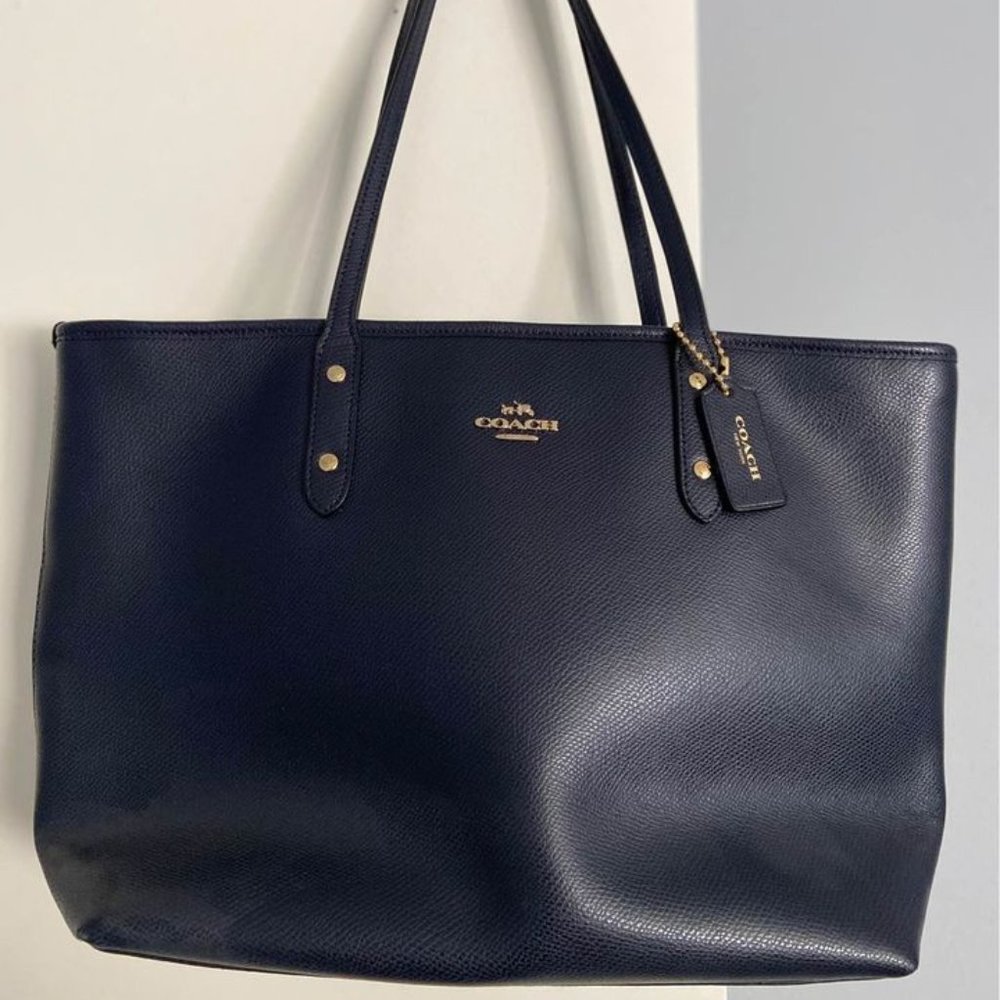 Coach Signature City Zip Tote Shoulder Bag